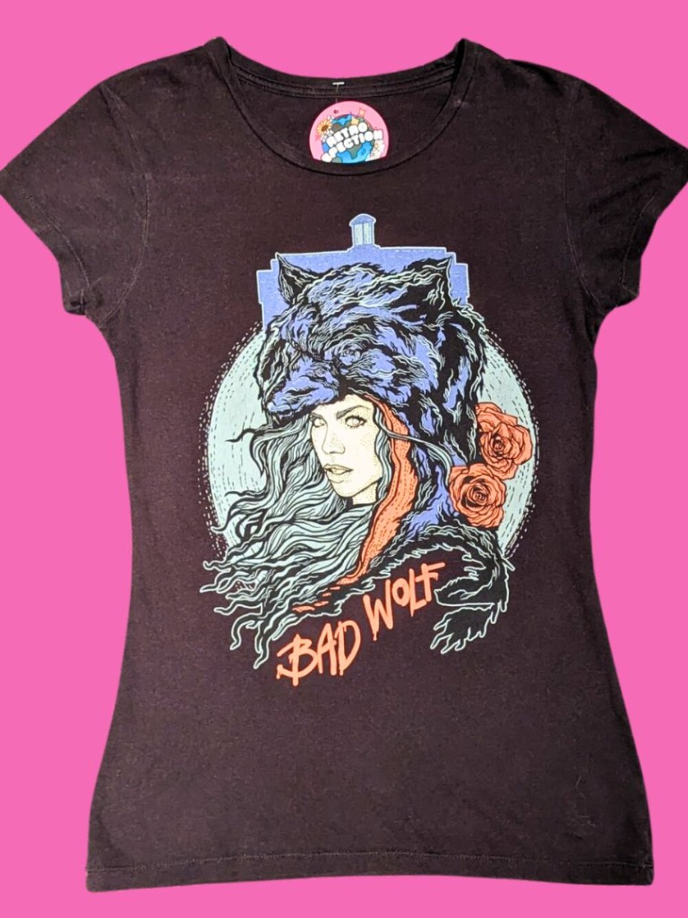 Bad Wolf, Doctor Who T-Shirt Size S